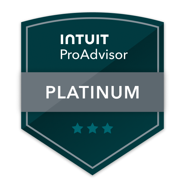Intuit ProAdvisor badge, Platinum tier